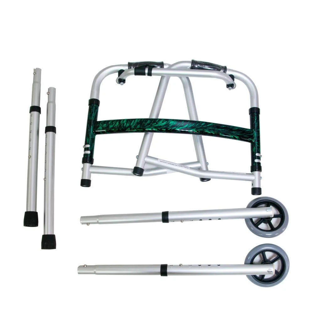 Ходунки для взрослых Оптим PMR 8123LG-3 (с колесами)