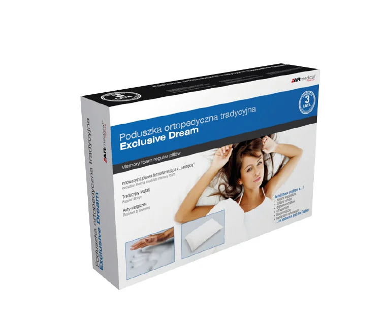 Подушка ортопедическая для сна Exclusive Dream 60х40х12, Armedical