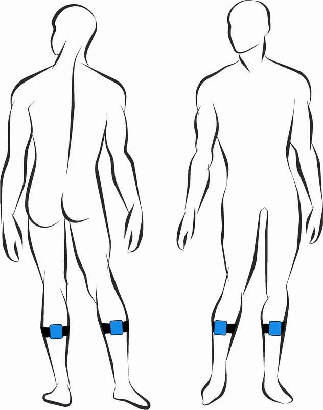 Комплект манжет для ног для фиксации виброфонов Витафон