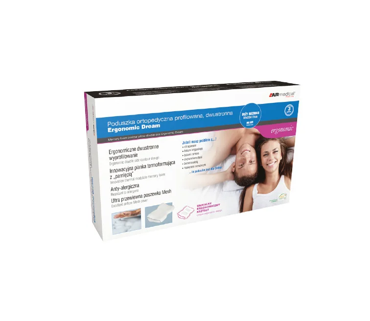 Подушка ортопедическая для сна Ergonomic Dream, Armedical