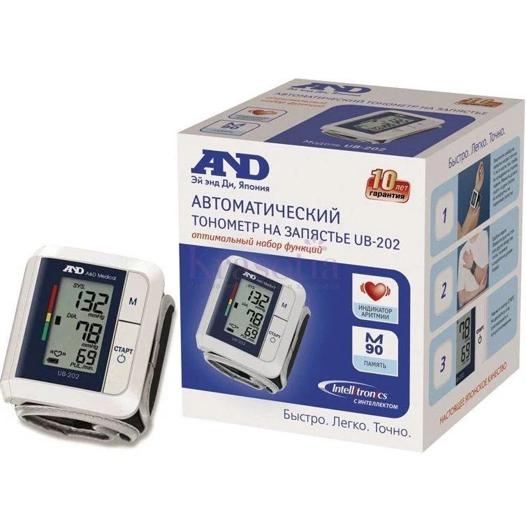 Тонометр автоматический на запястье UB-202 AND