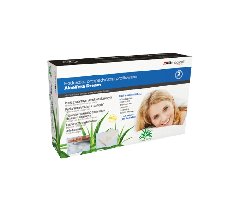 Подушка ортопедическая для сна Aloe Vera Dream 50х30х11, Armedical