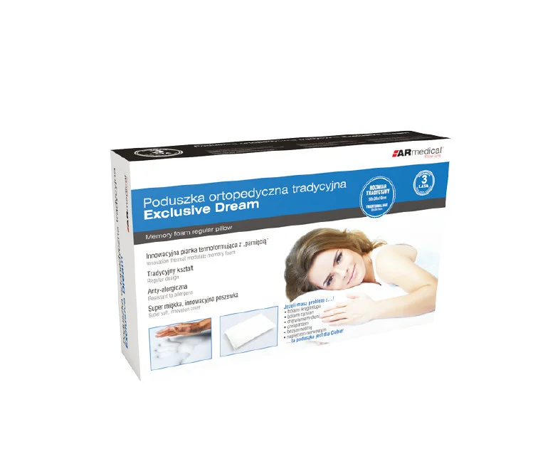 Подушка ортопедическая для сна Exclusive Dream 50х30х10, Armedical